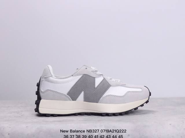 New Balance Nb327复古美感舒适运动皮革合成革减震防滑耐磨透气包裹性支撑低帮休闲跑步鞋 Xm0719Q222