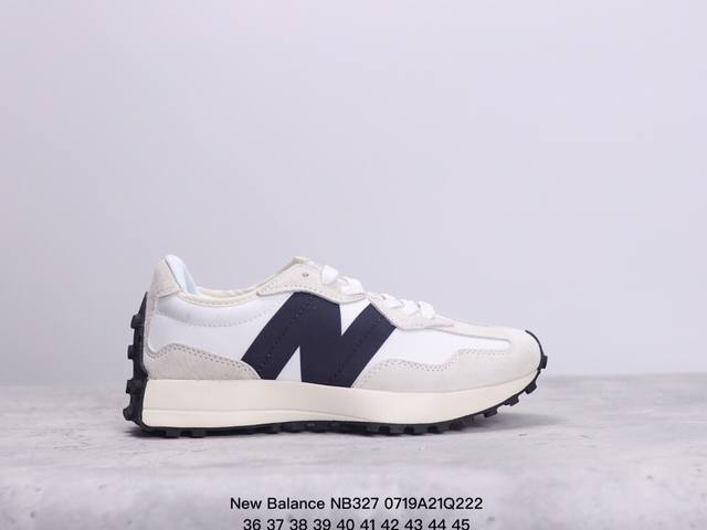 New Balance Nb327复古美感舒适运动皮革合成革减震防滑耐磨透气包裹性支撑低帮休闲跑步鞋 Xm0719Q222