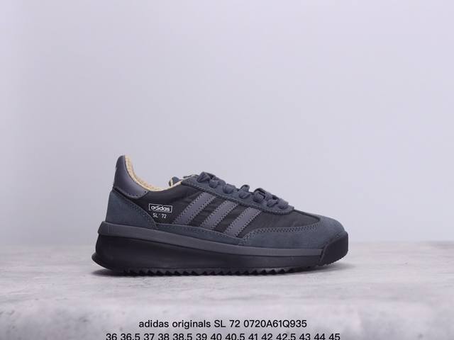 阿迪达斯 Adidas Originals Sl 72 百搭潮流 轻松舒适防滑耐磨低帮 生活休闲鞋 Xm0720Q935