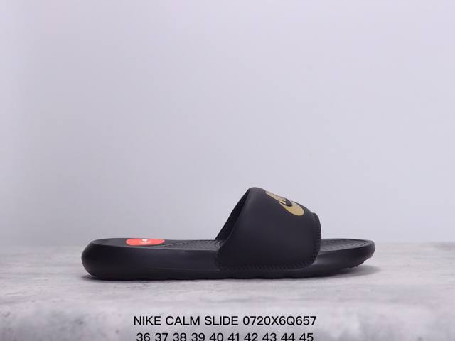 耐克nike Calm Slide一字拖 拖鞋 货号：Dd0228–001 Size:36～45 Xm0720Q657