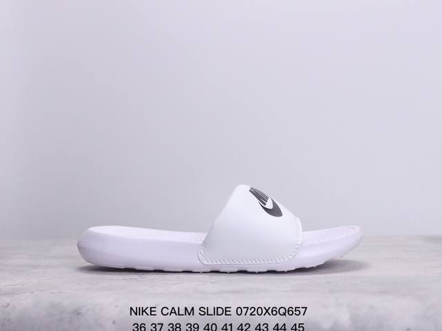 耐克nike Calm Slide一字拖 拖鞋 货号：Dd0228–001 Size:36～45 Xm0720Q657