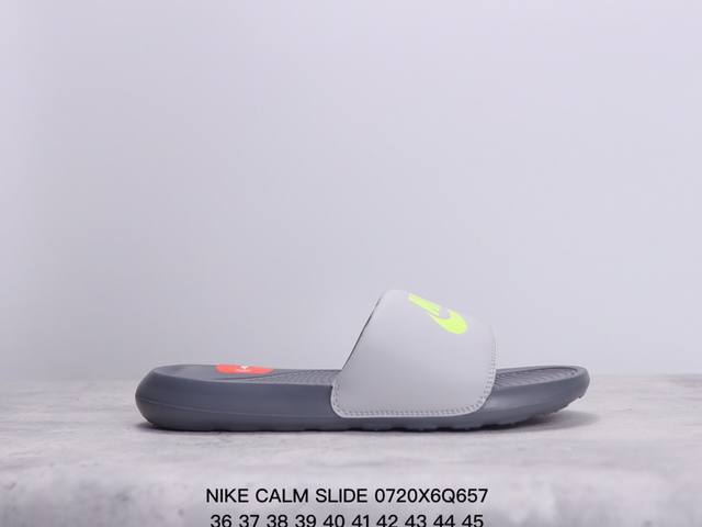 耐克nike Calm Slide一字拖 拖鞋 货号：Dd0228–001 Size:36～45 Xm0720Q657