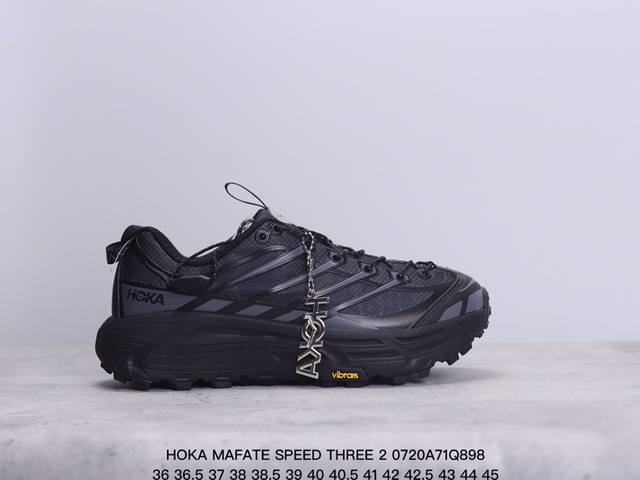 公司级hoka Mafate Speed Three 2玛法特 超轻厚底轻量山地跑步鞋 货号:1141572 尺码:36 36.5 37.5 38 38.5 3