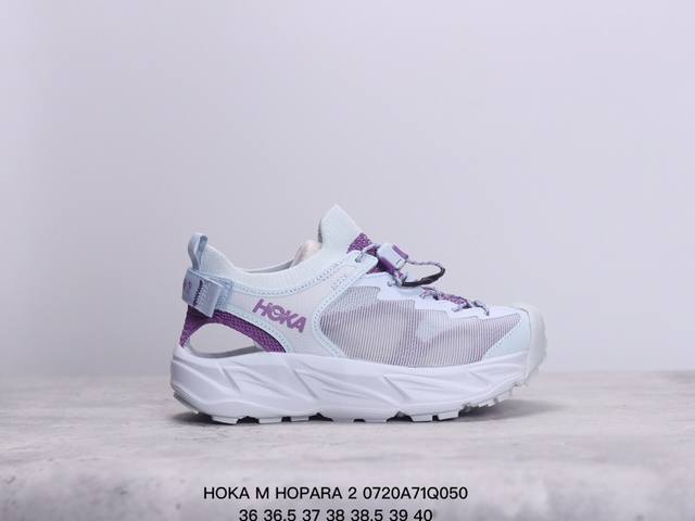 公司级hoka M Hopara 2 霍帕拉 2代 纯原鞋开模 最正确顶级版 户外登山 溯溪凉鞋 Me+阿b组合正确大底 货号：1147670 Inm 尺码：如