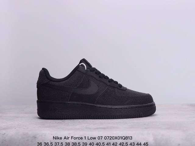 真标耐克nike Air Force 1'07 空军一号低帮百搭休闲运动板鞋。柔软、弹性十足的缓震性能和出色的中底设计，横跨复古与现代的外型结合，造就出风靡全球