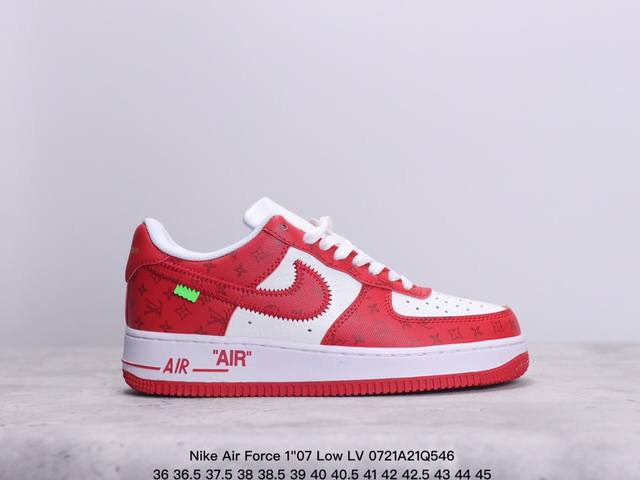 耐克nikeair Force 1 07 Low Lv联名-印花 空军一号低帮休闲板鞋 码数：36 36.5 37.5 38 38.5 39 40 40.5 4