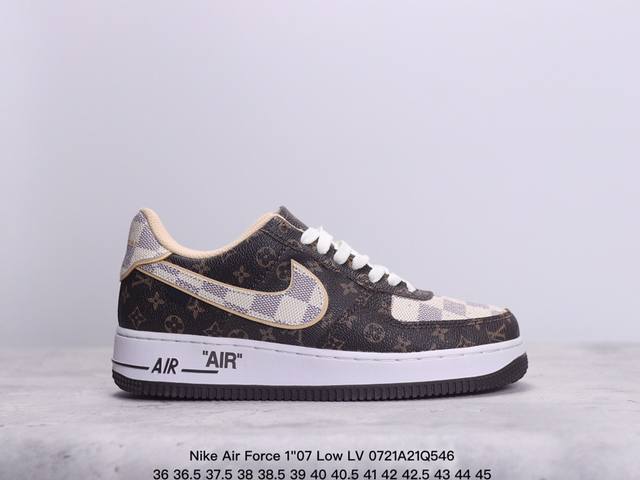 耐克nikeair Force 1 07 Low Lv联名-印花 空军一号低帮休闲板鞋 码数：36 36.5 37.5 38 38.5 39 40 40.5 4