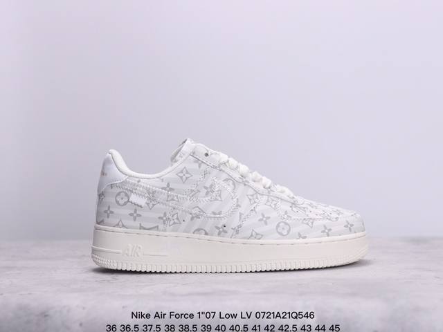 耐克nikeair Force 1 07 Low Lv联名-印花 空军一号低帮休闲板鞋 码数：36 36.5 37.5 38 38.5 39 40 40.5 4