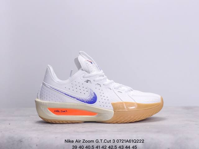 Nike Air Zoom G.T.Cut 3舒适透气专业百搭防滑低帮 篮球鞋 Xm0721Q222