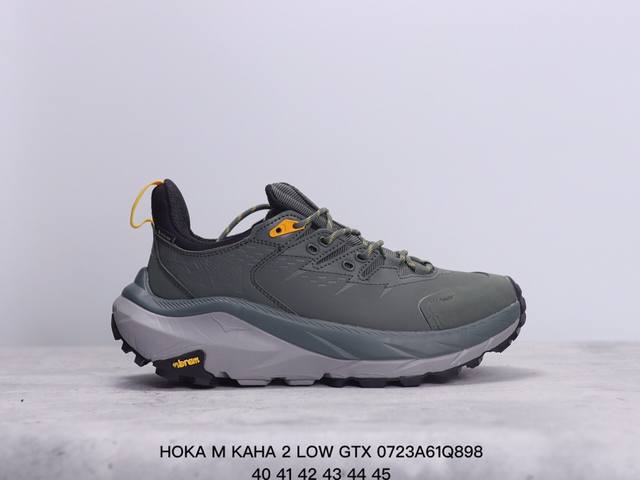 公司级小红书推荐hoka M Kaha 2 Low Gtx全新配色 这个品牌来自于新西兰的毛利语，Hoka表示大地，One One表示飞越，连起来就是飞越地平线