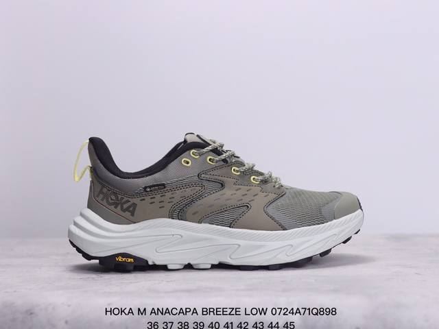 公司级小红书推荐hoka M Anacapa Breeze Low Gtx 男子跑步鞋休闲男鞋运动鞋 全新配色 这个品牌来自于新西兰的毛利语，Hoka表示大地，