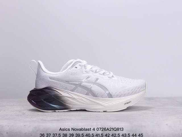 公司级asics Novablast 4 轻量跑鞋 低帮轻量透气缓震休闲运动跑步鞋 货号:1012B510-250 尺码:36 37 37.5 38 39 39