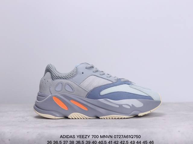 阿迪达斯 Adidas 中性yeezy 700 Mnvn 韭菜椰子 运动鞋 经典运动鞋，Yeezy 700 Mnvn 作为 Yeezy 家族的机能风十足的鞋型之 - 点击图像关闭