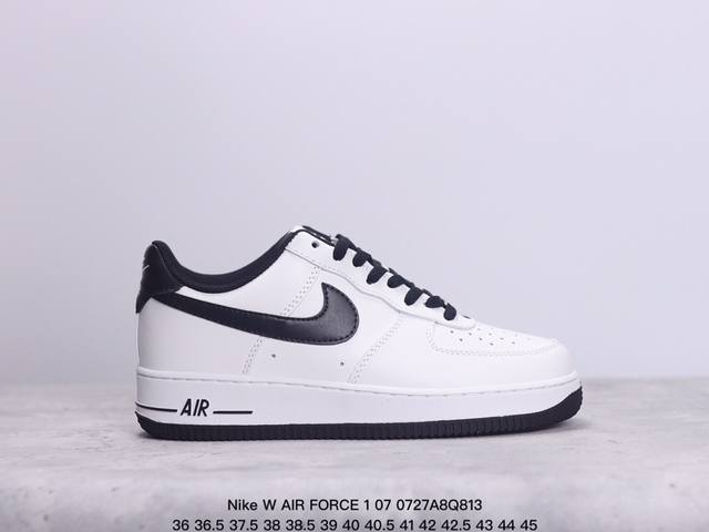 真标耐克nike W Air Force 1 07 空军一号低帮百搭休闲运动板鞋。柔软、弹性十足的缓震性能和出色的中底设计，横跨复古与现代的外型结合，造就出风靡