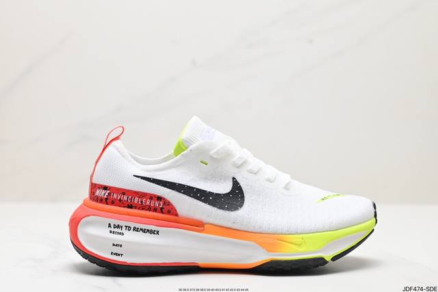 真标nike Zoomx Invincible Run Fk 3休闲运动慢跑鞋 货号:Hf4915- 尺码:36 36.5 37.5 38 38.5 39 40