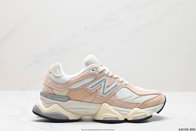 公司级new Balance 公司级版本 nb9060 联名款 复古休闲运动慢跑鞋 鞋款灵感源自设计师本人对夏日的怀日回忆。鞋面大身由空间双格及磨砂鞋面拼接而生