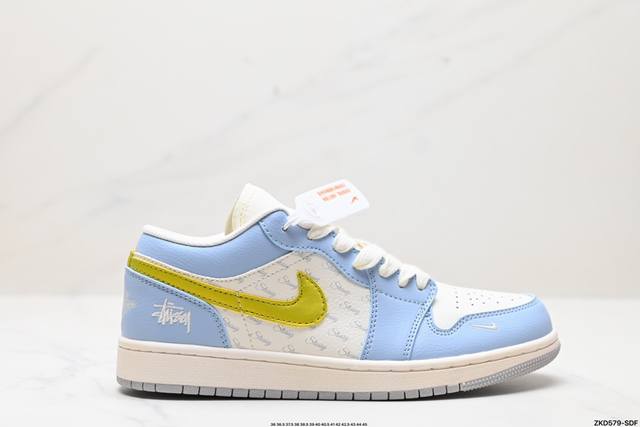 公司级nike Air Jordan 1 Low aj1乔1低帮休闲板鞋 同步官方配色 原档冲孔鞋头 四线拉帮 鞋舌高弹海绵填充 官方货号:Wg8850-007