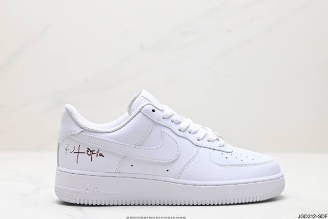 公司级nike Air Force 1‘07 原楦头原纸板 打造纯正低帮空军版型 专注外贸渠道 全掌内置蜂窝气垫 原盒配件 原厂中底钢印、拉帮完美 官方货号:D