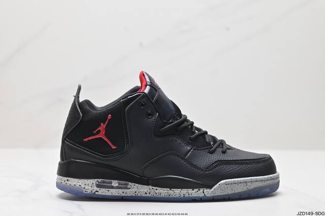 真标耐克nike Air Jordan Courtside 23迈克尔 乔丹aj3代简版中帮复古休闲运动文化篮球鞋 货号:Ar 0-001 尺码:36 36.5