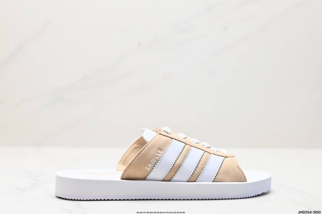 公司级阿迪达斯adidas Gazelle Beach休闲沙滩拖鞋女夏季新款adidas阿迪达斯官方三叶草 货号:Jq7425 尺码:36 36.5 37 38