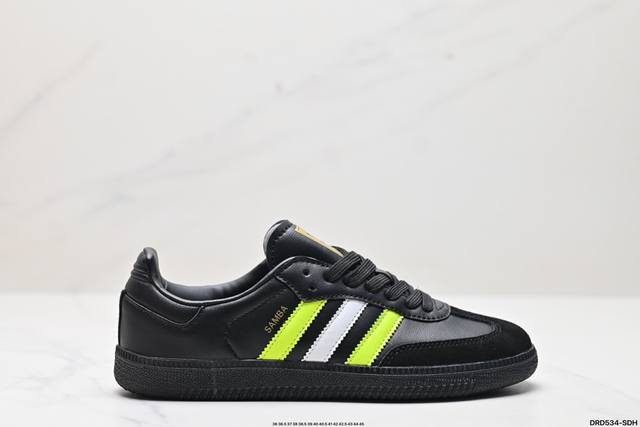 真标阿迪达斯三叶草adidas Originals Samba Og 桑巴舞系列绅士德训足球风百搭低帮休闲运动板鞋 货号:Id 0 尺码:36 36.5 37