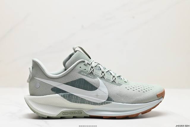 公司级nike Reactx Pegasus Trail 5 next Nature 越野跑步鞋 登月兼顾迅疾外观和稳固脚感 后跟覆面和中足动态支撑巧妙融合 缔