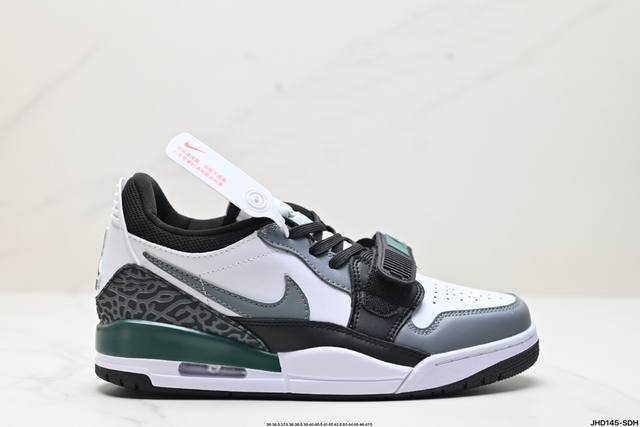 公司级三合一最强合体，多种新配色回归耐克nike Air Jordan Legacy 312 Low”White Grey Fog Blue Red“乔丹最强三