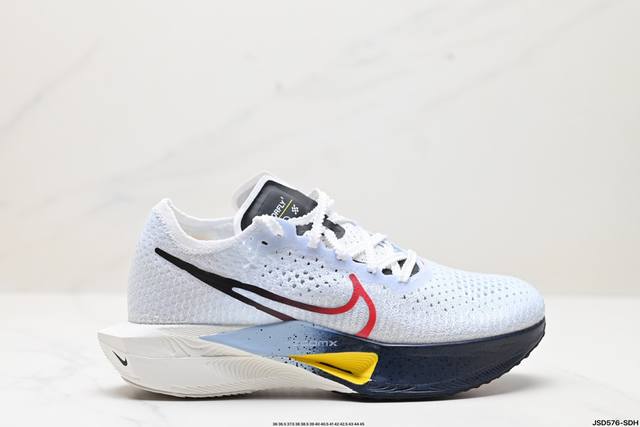 公司级nike Zoomx Vaporfly Next% 3 马拉松 泡棉超轻缓震运动慢跑鞋 采用全新vaporweave科技轻量网织半镂空轻薄透气鞋面#搭载双