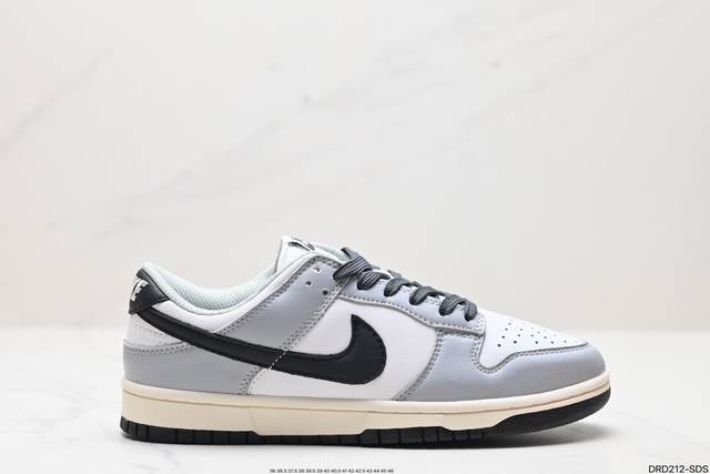 真标耐克nike Dunk Low 扣篮系列 复古低帮休闲运动滑板板鞋 采用脚感柔软舒适zoomair气垫 有效吸收滑板等极限运动在落地时带来的冲击力 为街头运