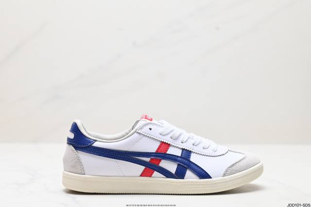 公司级亚瑟士 Onitsuka Tiger Tokuten 复古低帮休闲跑鞋 实拍首发 鞋跟 鞋舌处印有鬼塚虎特有的品牌logo标志 提升品牌的认知度 柔软内里