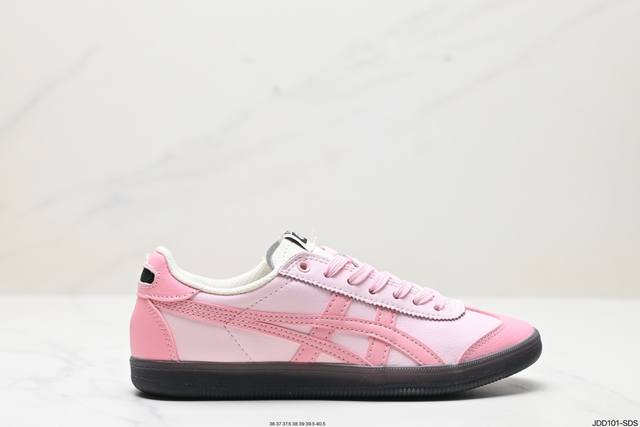 公司级亚瑟士 Onitsuka Tiger Tokuten 复古低帮休闲跑鞋 实拍首发 鞋跟 鞋舌处印有鬼塚虎特有的品牌logo标志 提升品牌的认知度 柔软内里