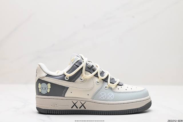 公司级nike W Air Force 1'07 原楦头原纸板 打造纯正低帮空军版型 专注外贸渠道 全掌内置蜂窝气垫 原盒配件 原厂中底钢印、拉帮完美 货号:K