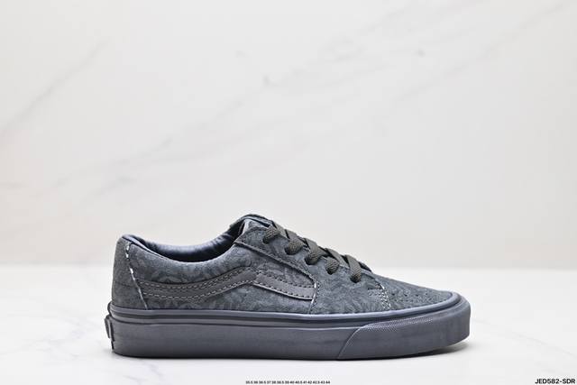 公司级万斯vans White Mountaineering X Vans Sk8 舒适气质百搭 防滑低帮 板鞋 尺码:35.5 36 36.5 37 38 3