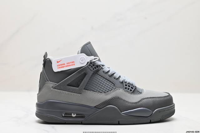 公司级nike Air Jordan 4 Retro 耐克迈克尔 乔丹aj4代中帮复古休闲运动文化篮球鞋 原厂材料tpu超q弹网格材质 缜密拉帮及中底钢印细节