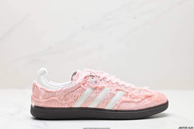 公司级阿迪达斯三叶草adidas Originals Samba Og 桑巴舞系列绅士德训足球风百搭低帮休闲运动板鞋 货号:Jq4747 尺码:36 36.5