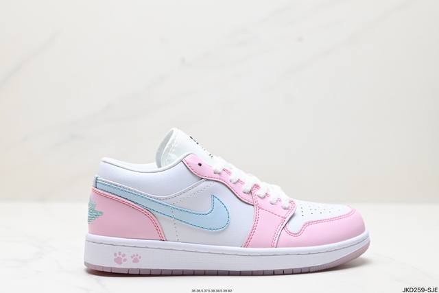 公司级air Jordan 1 Low Aj1乔1低帮休闲板鞋 同步官方配色 官方货号:Hm3706-141 尺码:35 36 36.5 37.5 38 38.