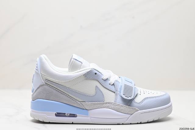 公司级三合一最强合体，多种新配色回归耐克nike Air Jordan Legacy 312 Low”White Grey Fog Blue Red“乔丹最强三