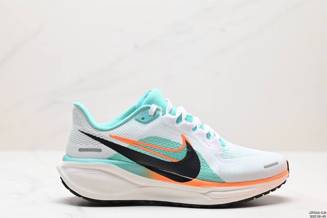 真标耐克nike Air Zoom Pegasus 41 超级飞马涡轮增压马拉松休闲运动慢跑鞋 货号:Hm3724-101 尺码:36-45 id:Jzf534 - 点击图像关闭