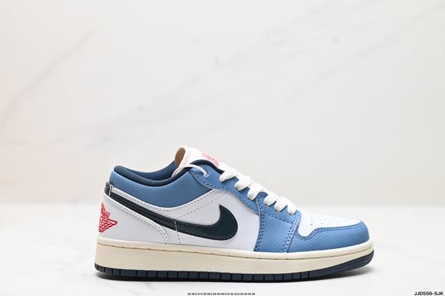 真标air Jordan 1 Low Aj1乔1低帮休闲板鞋 同步官方配色 官方货号:Hm3711-144 尺码:35 36 36.5 37.5 38 38.5