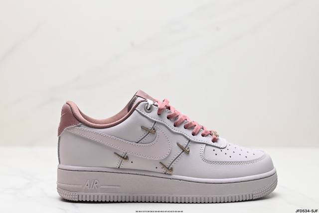 公司级nike Air Force 1‘07 原楦头原纸板 打造纯正低帮空军版型 专注外贸渠道 全掌内置蜂窝气垫 原盒配件 原厂中底钢印、拉帮完美 官方货号:F