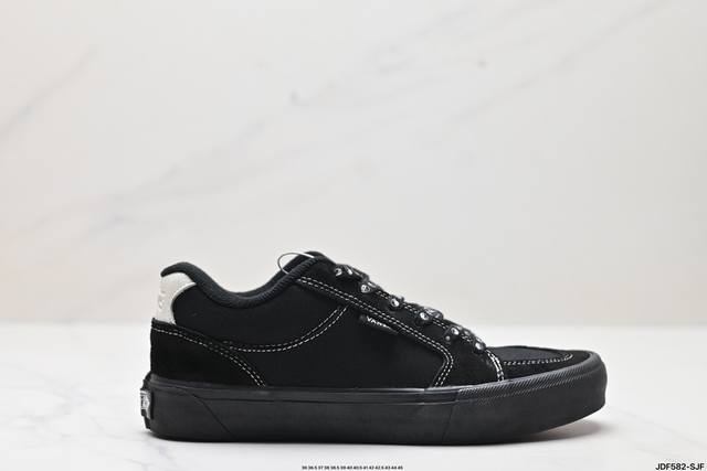 公司级万斯vans Knu Skool 皮革 耐磨 低帮 板鞋 货号:Vn0009Qpa02 尺码:35.5 36 36.5 37 38 38.5 39 40