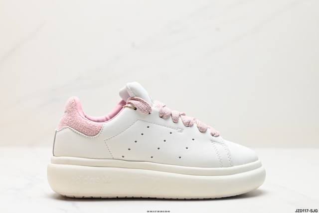 公司级阿迪达斯adidas Stan Smith Pf W 三叶草经典百搭休闲运动板鞋 货号:Jr5454 尺码:36 36.5 37 38 38.5 39 4