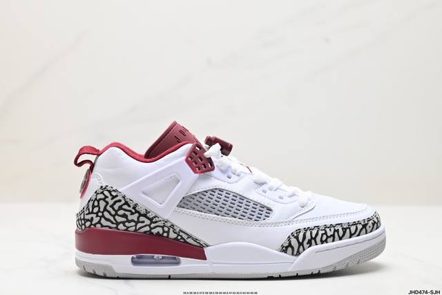 公司级nike Air Jordan Spizike Low舒适百搭 防滑耐磨 低帮 复古篮球鞋 完美鞋型打造 内原厂气垫 全新设计立体压纹原盒包装 货号:Fq - 点击图像关闭