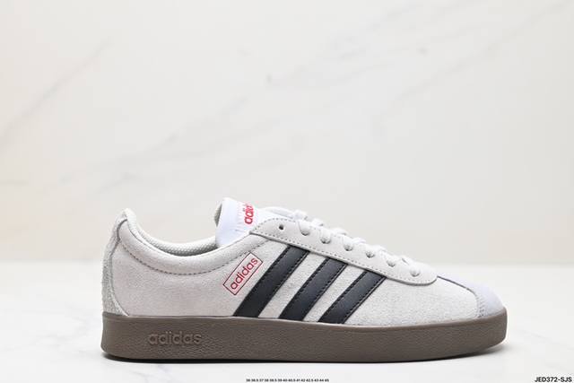 公司级阿迪达斯 Adidas Vl Court Classic Shoes 运动休闲板鞋德训鞋 T头鞋 这款adidas经典运动鞋，以经典造型塑就百搭风格。灵感