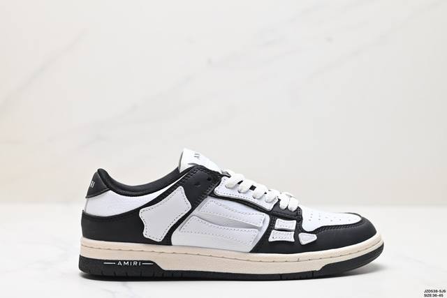 真标amiri Skeleton Low-Skel Top Sneakers 埃米尔骨骼系列 低帮 经典百搭休闲运动板鞋 尺码:36-45 id:Jzd538- - 点击图像关闭