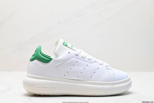 真标阿迪达斯adidas Stan Smith Pf W 三叶草经典百搭休闲运动板鞋 货号:Le0450 尺码:36 36.5 37 38 38.5 39 40