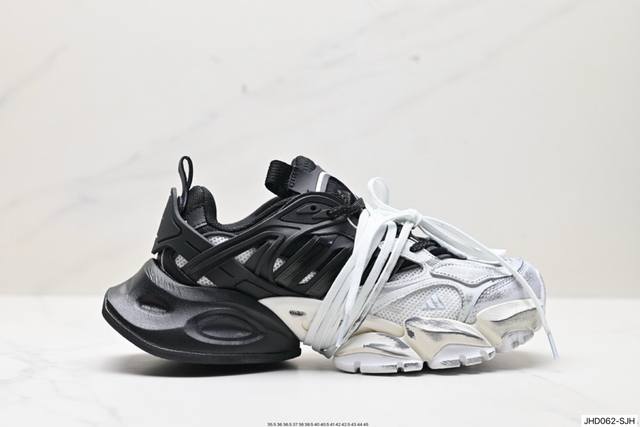 公司级阿迪达斯adidas Xlg Runner Deluxe 系列低帮老爹风增高复古中性休闲运动慢跑鞋 货号:Ih0700 size:36 36.5 37 3