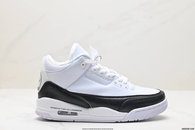 公司级nike Air Jordan 3 Retro皮革 潮流 防滑耐磨包裏性 中帮 复古篮球鞋 缜密拉帮及中底钢印细节 全新底模 货号:Da3595-100