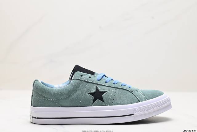 公司级converse One Star Suede Low 麂皮 经典百搭 防滑耐磨轻便 低帮 帆布鞋 货号: 477C 尺码:35.5 36 36.5 37