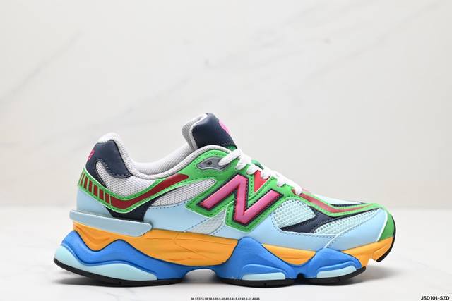 公司级new Balance 公司级版本 nb9060 联名款 复古休闲运动慢跑鞋 鞋款灵感源自设计师本人对夏日的怀日回忆。鞋面大身由空间双格及磨砂鞋面拼接而生 - 点击图像关闭